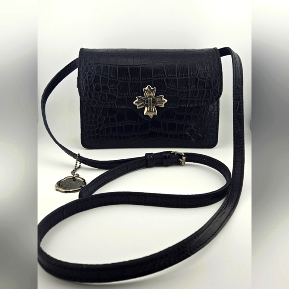 Patricia Nash Handbags - Patricia Nash 10th anniversary faux crocodile crossbody bag or clutch